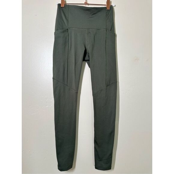 Calia Cold Weather Tight Dark Olive Green Leggings Size XS New - Picture 5 of 8